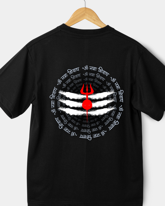 OM NAMAH SHIVAY BLACK - COTTON T-SHIRTS