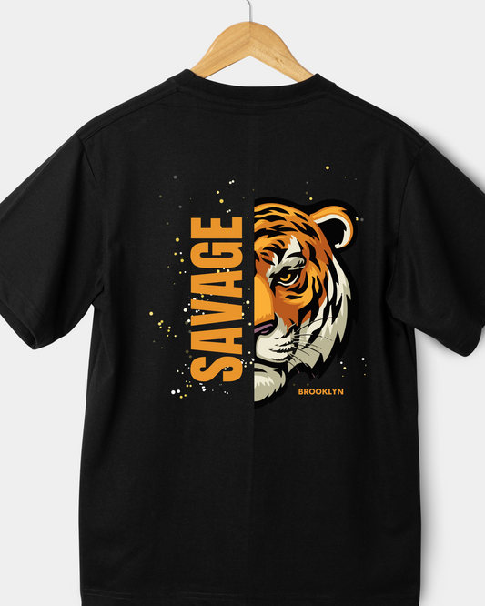 SAVAGE TIGER - COTTON T-SHIRTS - FEARLESS